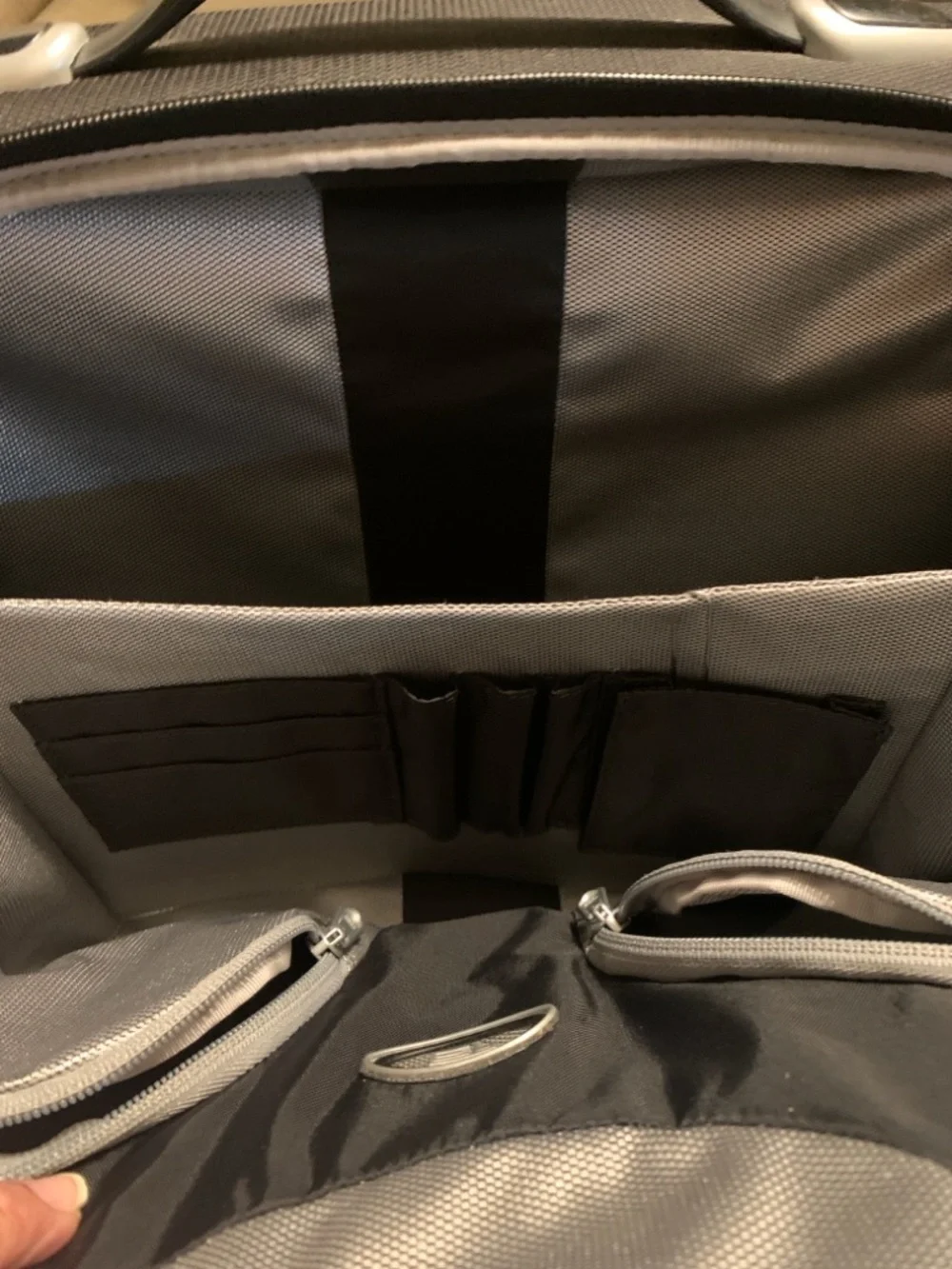 Tumi Black Men's  or women’s Laptop Briefcase with Front Organizer